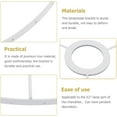 thumbnail image 2 of MIANGASTORE Lamp Shade Ring 1-layer 28cm Iron Wire Lamp Shade Diy Ring Lamp Shade Supply, 2 of 8