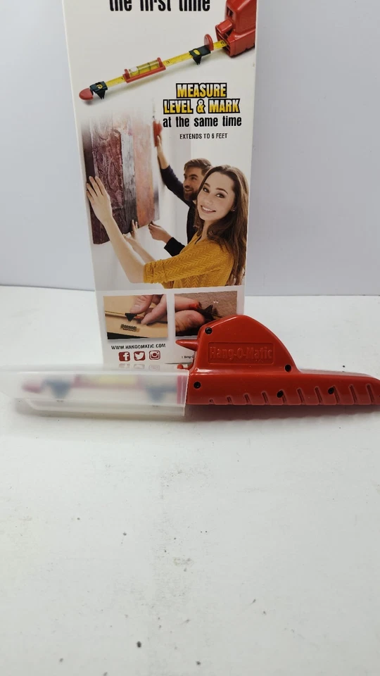 Hang-O-Matic Measure | Level | Mark | 6' Measuring Tape For Hanging Frames
