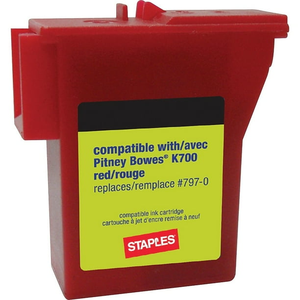 Staples K700 Postage Meter Ink Cartridge for Mailstation Series Meters