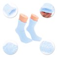 thumbnail image 3 of Unique Bargains 1 Pair Women's Soft Sleep Cozy Socks Sky Blue 93% Polyester 7% Spandex, 3 of 5