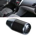 thumbnail image 1 of Gear  Knob Automatic  Knob  Stick Knob Car Lever Shifter Head Car Modification Accessory Universal Carbon Fiber Automatic Wave Stick Head  Knob Modification AccessoryTitanium, 1 of 8