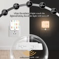 thumbnail image 5 of Pencils Night Lights Plug into Wall LED with Auto Light Sensor Warm Light for Kids Hallway Bedroom Living Room Kitchen Bathroom Set of 2, 5 of 7