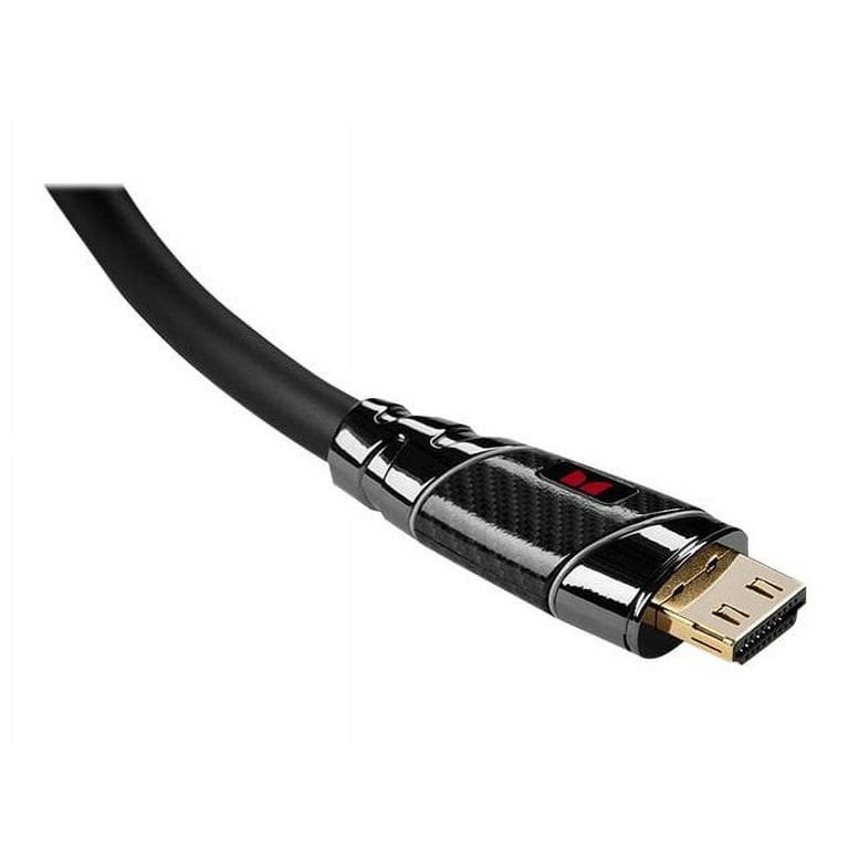 Monster Black Platinum Ultra HD HighSpeed HDMI 2.0 Cable with Ethernet,  27Gbps, 60/120HZ, 8-16 Bit (Choose Length) - NWCA Inc.