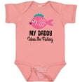 thumbnail image 3 of Inktastic Girls Fishing with Daddy Girls Baby Bodysuit, 3 of 5