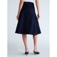 thumbnail image 3 of Scoop Women's and Women’s Plus Flare Midi Skirt, Sizes XS-4X, 3 of 6