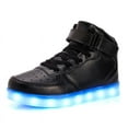 thumbnail image 1 of Zapatos con luz LED recargables por USB, zapatos con luz LED, zapatos casuales de moda para niños de caña alta, zapatos de tabla luminosos, 1 of 5