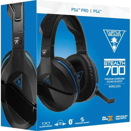 Turtle Beach Stealth 700 Wireless Bluetooth Noise-Canceling Headset for PS4, PC (Turtle Beach Px4 Best Settings)