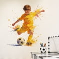 thumbnail image 5 of Occer Football Wall Decal Set – Sports-Themed Bedroom & Living Room Decor, Peel-and-Stick Soccer Theme Wall Art for Fans, 5 of 7