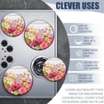 thumbnail image 4 of Electric Stove Burner Covers, Set of 4, Round Burner Cover,8 and 10 Inch,Colorful Spring Flowers Including Roses And Tulips, 4 of 4