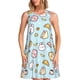 thumbnail image 1 of Disketp Rabbit Burger Coffee para Vestido sin Mangas para Mujeres, Vestidos de Verano para Mujeres, Casual y Holgado para la Playa, 1 of 7