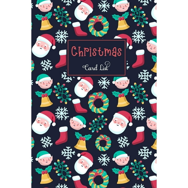 Address Book for Christmas Card List Christmas Card List Address