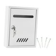 thumbnail image 2 of Buzón de Pared de Hierro BLESIY con Cerradura Grande para Correos, 2 of 8
