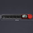thumbnail image 2 of Digital Angle Finder Protractor (7 In/200 Mm) Measuring Ruler With Lcd Display, 2 of 7