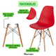 thumbnail image 5 of Silla Eames Roja 5pz INMATMEX EAMES, 5 of 9