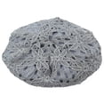 thumbnail image 4 of Femmes Élégantes Dentelle Florale Slouchy Baggy Tête Bonnet Bonnet Cancer Turban, 4 of 6