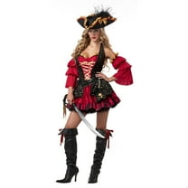 Womens Sexy Spanish Pirate Halloween Costume