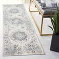 thumbnail image 2 of SAFAVIEH Odyssey Edgar Damask Runner Rug, Grey/Ivory, 2'2" x 8', 2 of 8