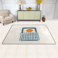 thumbnail image 3 of Fried Eggs Soft Polyester Area Rug 60''x39'', Non Slip, Memory Foam, Water Absorbent, 3 of 7