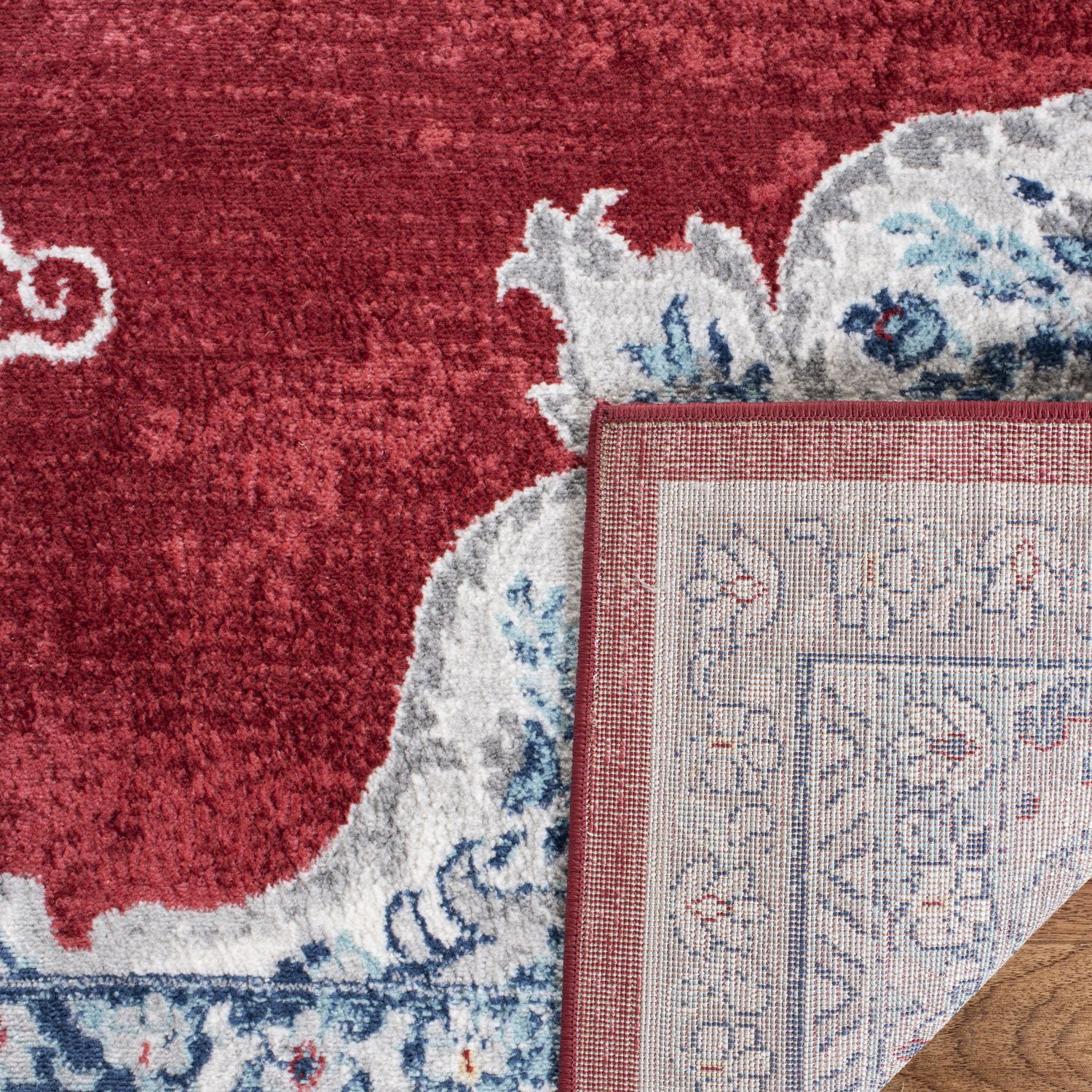 SAFAVIEH Brentwood Harland Floral Bordered Area Rug
