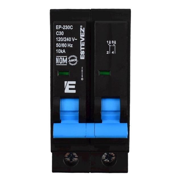 Interruptor Termomagnetico Estevez 30A 2 Polos 120/240V