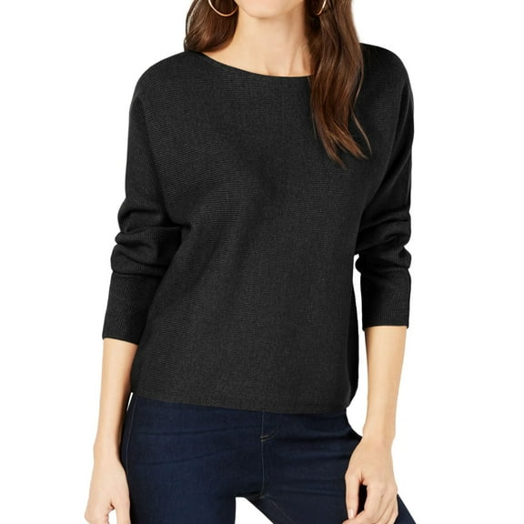 I-N-C Womens Dolman Pullover Sweater, Black, XX-Large