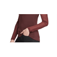 thumbnail image 3 of DKNY $59 Womens New Maroon Keyhole Long Sleeve Party Top XL B+B, 3 of 3
