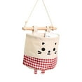 thumbnail image 1 of Grid Stackable Hanging Storage Bag, Polyester, Cartoon Design, Door-Back Mount, for Toys/Stationery, 1 of 6