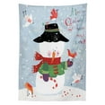 thumbnail image 3 of Ambesonne Snowman Tablecloth Rectangular Table Cover, Xmas New Year Grunge, 60"x90", Multicolor, 3 of 4
