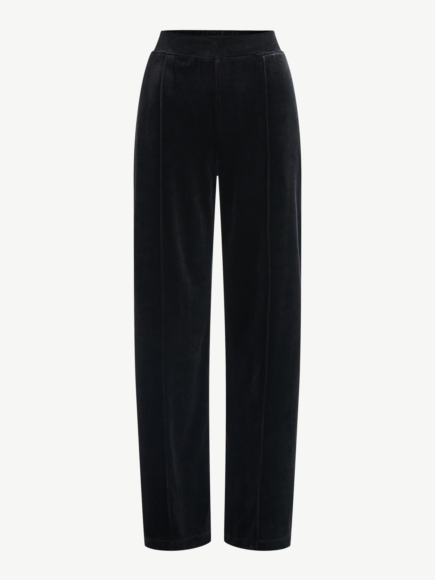 Sofia by Sofia Vergara Women's and Women's Plus Size Velvet Wide Leg Pants, 32" Inseam, Sizes XS-4X