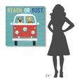 thumbnail image 4 of Global Gallery's 'Beach Bums Bus' By Michael Mullan Stretched Canvas Wall Art, 4 of 4