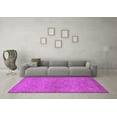 thumbnail image 3 of Ahgly Company Indoor Square Oriental Pink Traditional Area Rugs, 3' Square, 3 of 4