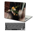 thumbnail image 5 of KSK KAISHEK Compatible with Old MacBook Pro 13" Case 2012 2013 2014 2015 Released Model A1425 A1502, Plastic Hard Protective Shell Case Cover + Black Keyboard Cover, Flower 1513, 5 of 5
