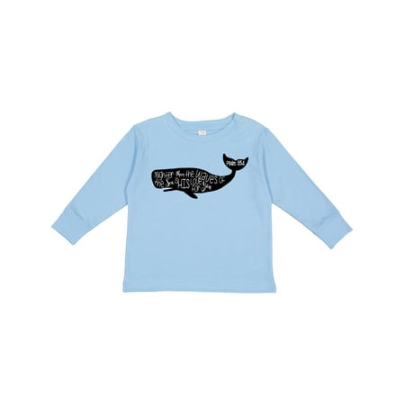 

Inktastic Whale Psalms 93:4 Gift Toddler Boy or Toddler Girl Long Sleeve T-Shirt