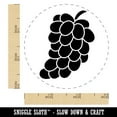 thumbnail image 2 of Bundle of Grapes Fruit Solid Self-Inking Rubber Stamp Ink Stamper - Blue Ink - Small 3/4 Inch, 2 of 7