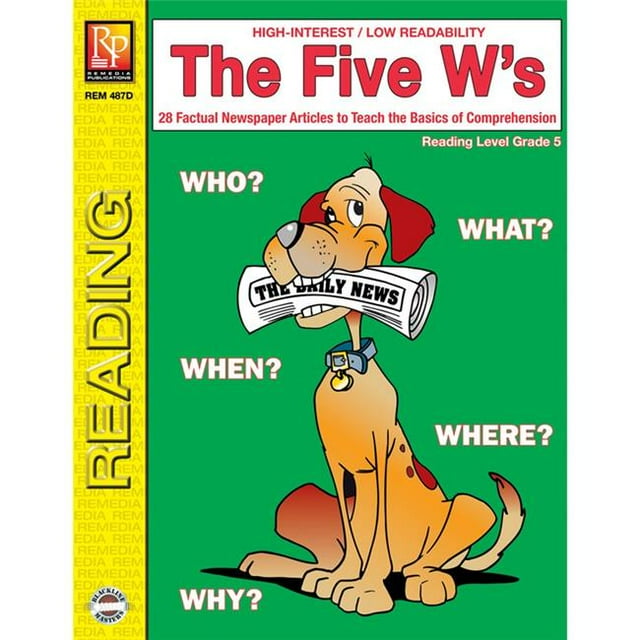 Remedia Publications REM487DBN 3 Unité les 5 WS 5ème Niveau de Lecture
