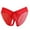 Red, variant on Riforla Women's Underwear Women's Transparent Underwear with Low Waist and Seamless Mesh Fun Bow Knot Comfortable Triangle Pants Womens Panties Briefs Black One Size