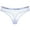 White, variant on Ladies Sexy Transparent Net Panties Letters Printed Low Waist Seamless Women's Briefs Thong