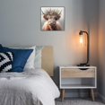 thumbnail image 2 of LH138HB-Highland cow wall art,Highland Cow with Floral Crown Canvas Art - Enchanting Farmhouse Decor, Charming Highland Cow Print for Home Ambiance, for Easy Hanging. (), 2 of 6