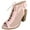 Pink, variant on Shoes Women Ankle Strap Block High Heel Cutout Sandals Open Peep Toe Lace Up Booties CITIZEN-S Light Pink 8.5