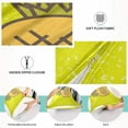 thumbnail image 3 of Golden Pineapple Pillowcases, Soft and Cozy Decor Giftsative Pillow Cases with Hidden Zipper for Bedroom, Sofa, Couch, Standard Size 20x26 Inches（137）, 3 of 6