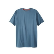 Boulder Creek By Kingsize Men's Big & Tall Heavyweight Longer-Length Crewneck T-Shirt