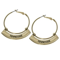 Tennessee Volunteers Weller Gold Hoop Earrings