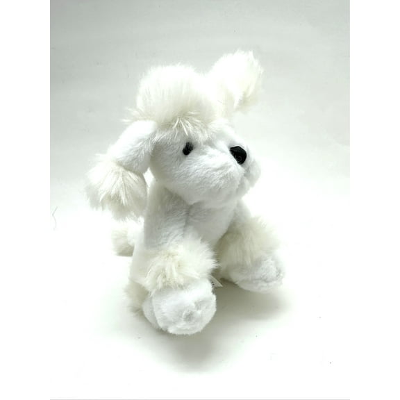 Love to Go White Poodle Dog Plush Toy  -  Dog Pet Sound Plush
