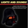 thumbnail image 5 of Luz de máscara de Darth Vader con sonido, lámpara coleccionable de Star Wars con licencia oficial, decoración de habitación de Star Wars y regalo para hombres, 5 of 5