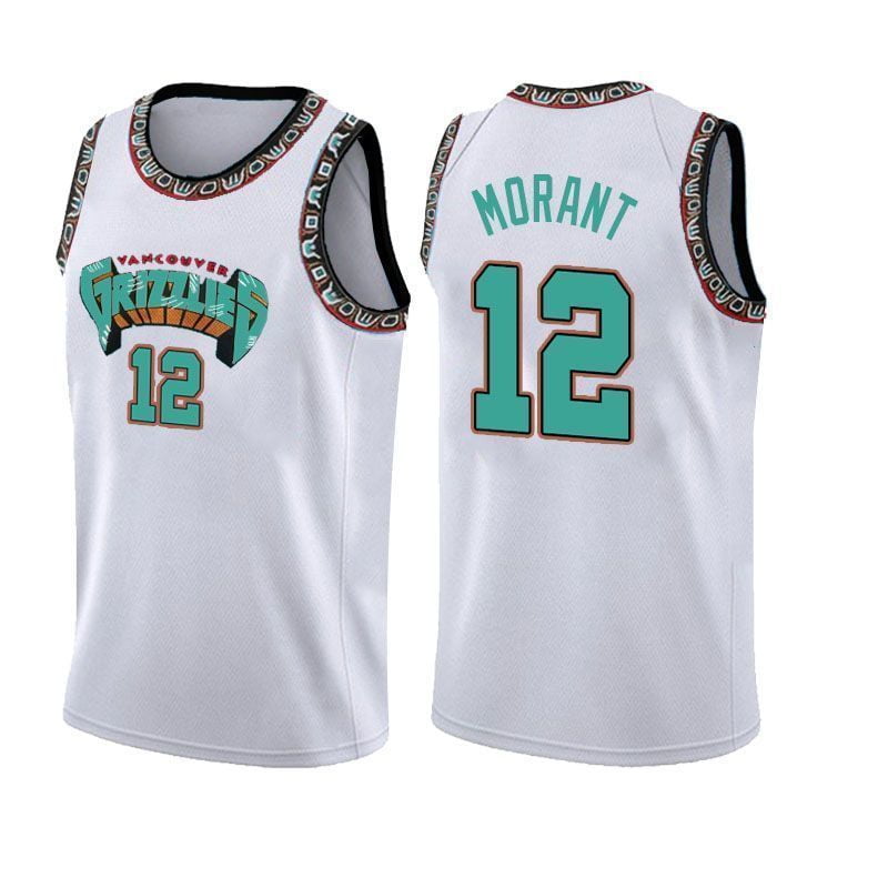 NBA_ Jersey Basketball''nba''Grizzlies''Ja 12 Morant Memphis