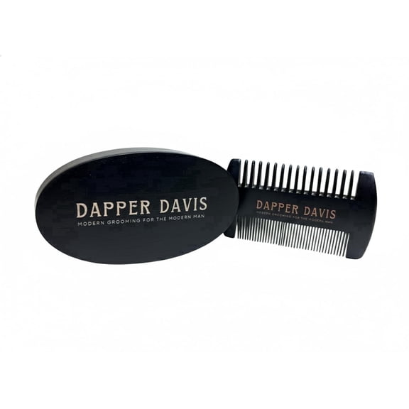Wooden Beard Brush with Boar Bristles & Pear Wood Comb Set - Dapper Davis
