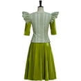 thumbnail image 4 of Musical Hadestown Persephone Costume Green Dress Music Festival Theater Outfit for Women, 4 of 7