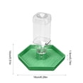 thumbnail image 3 of Quail Feeder and Waterer for Farm,Gravity Auto Poultry Food Dispenser,Dry/Wet Separation,Multi-Functional Water & Feed Container for Chicks,Quails & Small Farm Birds,Green, 3 of 7