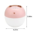 thumbnail image 3 of Humidifiers for Home Quiet Humidifiers for Large Room, Colorful Cool Humidifier USB-Only 300ml Portable With 7 Colors 2 Mode Quiet Suitable for Home Car Bedroom Office And Travel on Clearance, 3 of 7