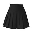 thumbnail image 4 of Femmes Jupe Plissée Mini Tennis Patineur Jupe Uniformes BlackXL, 4 of 8